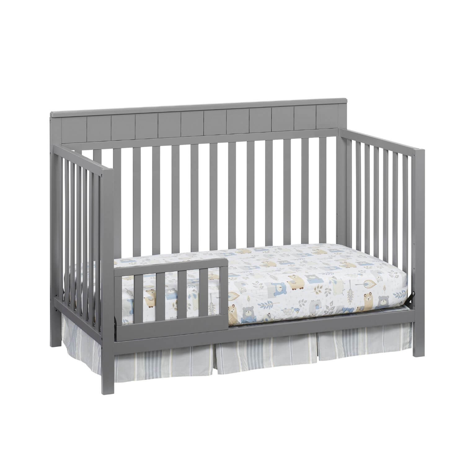 Oxford Baby Logan 4-in-1 Convertible Crib | Dove Gray