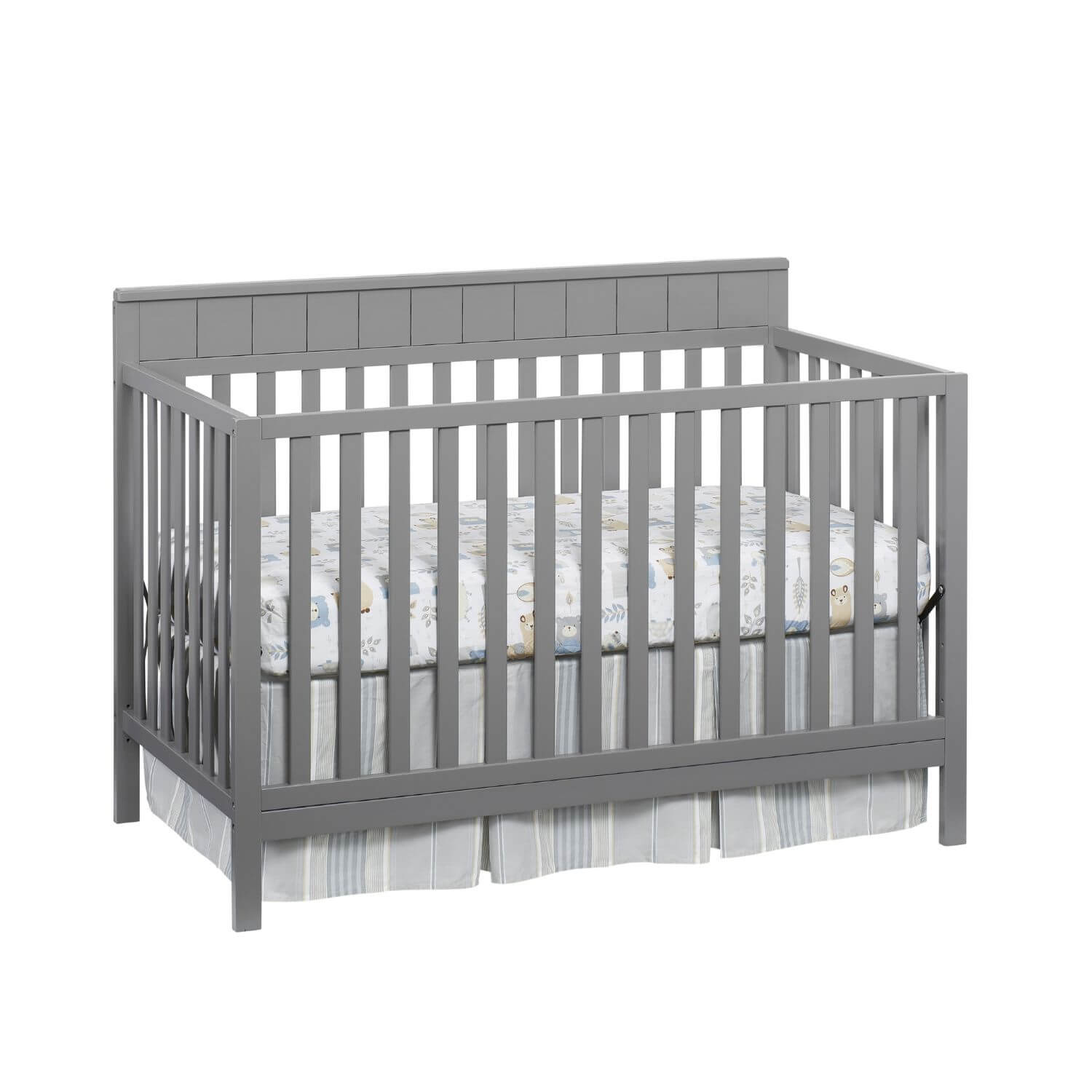 Oxford Baby Logan 4-in-1 Convertible Crib | Dove Gray