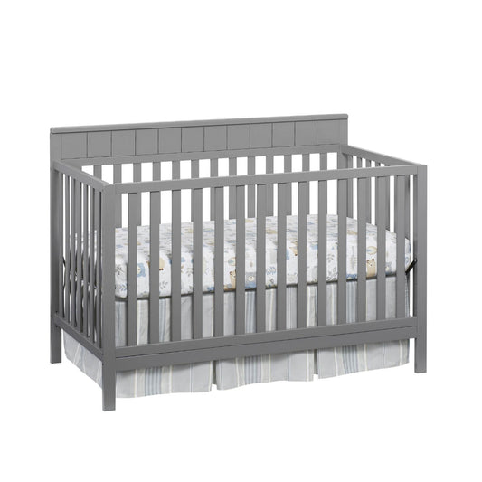 Oxford Baby Logan 4-in-1 Convertible Crib | Dove Gray
