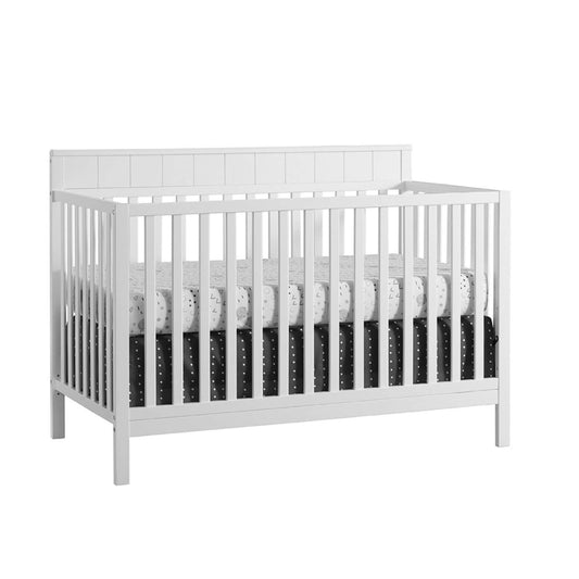 Oxford Baby Logan 4-in-1 Convertible Crib | Snow White