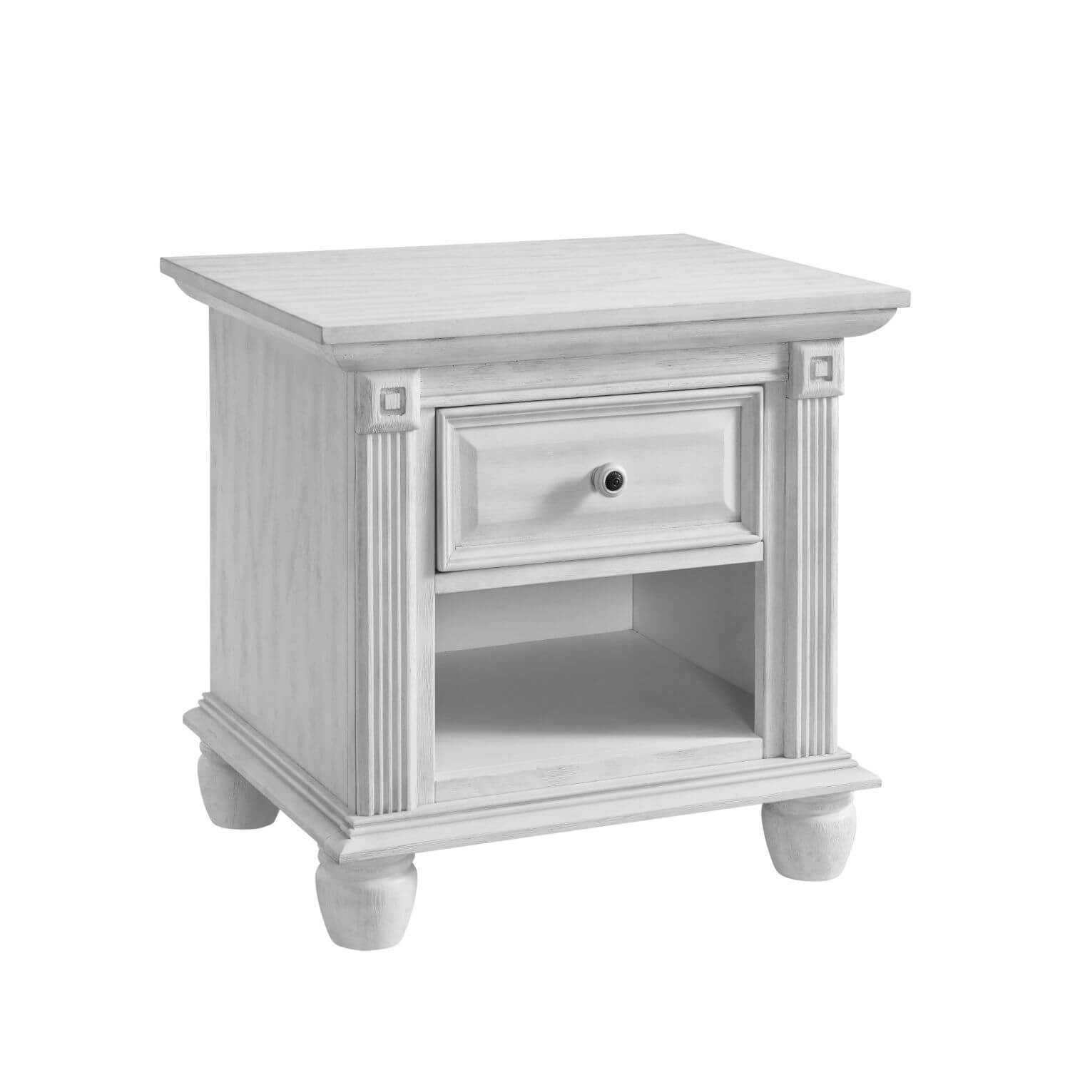 Oxford Baby London Lane 1-Drawer Nightstand | Vintage White