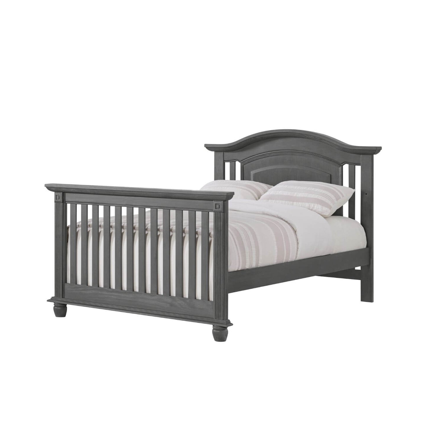 Oxford Baby London Lane 4-in-1 Convertible Crib | Arctic Gray
