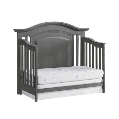Oxford Baby London Lane 4-in-1 Convertible Crib | Arctic Gray