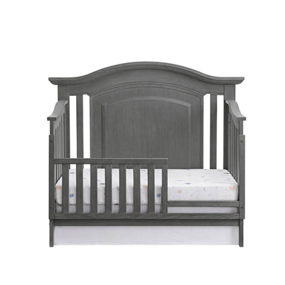 Oxford Baby London Lane 4-in-1 Convertible Crib | Arctic Gray
