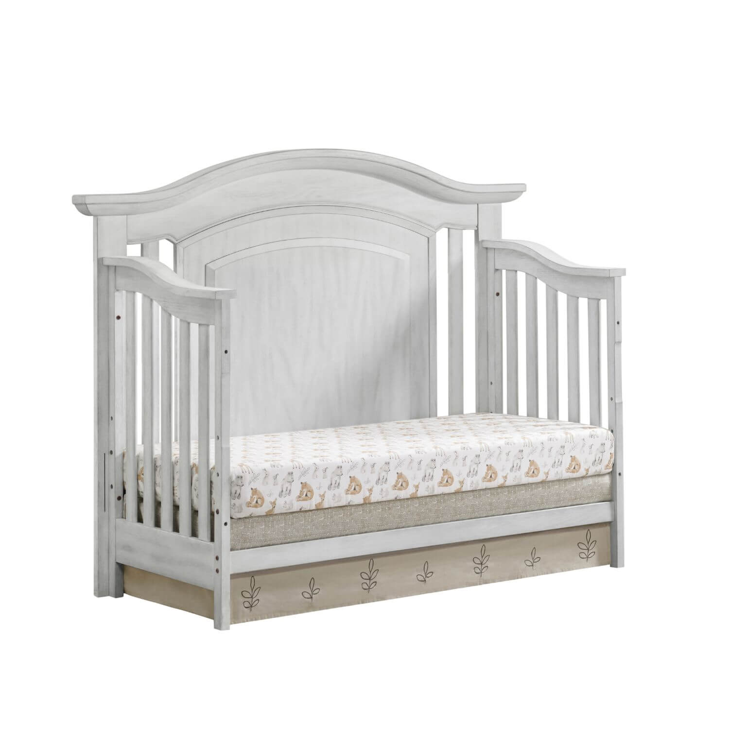 Oxford Baby London Lane 4-in-1 Convertible Crib | Vintage White