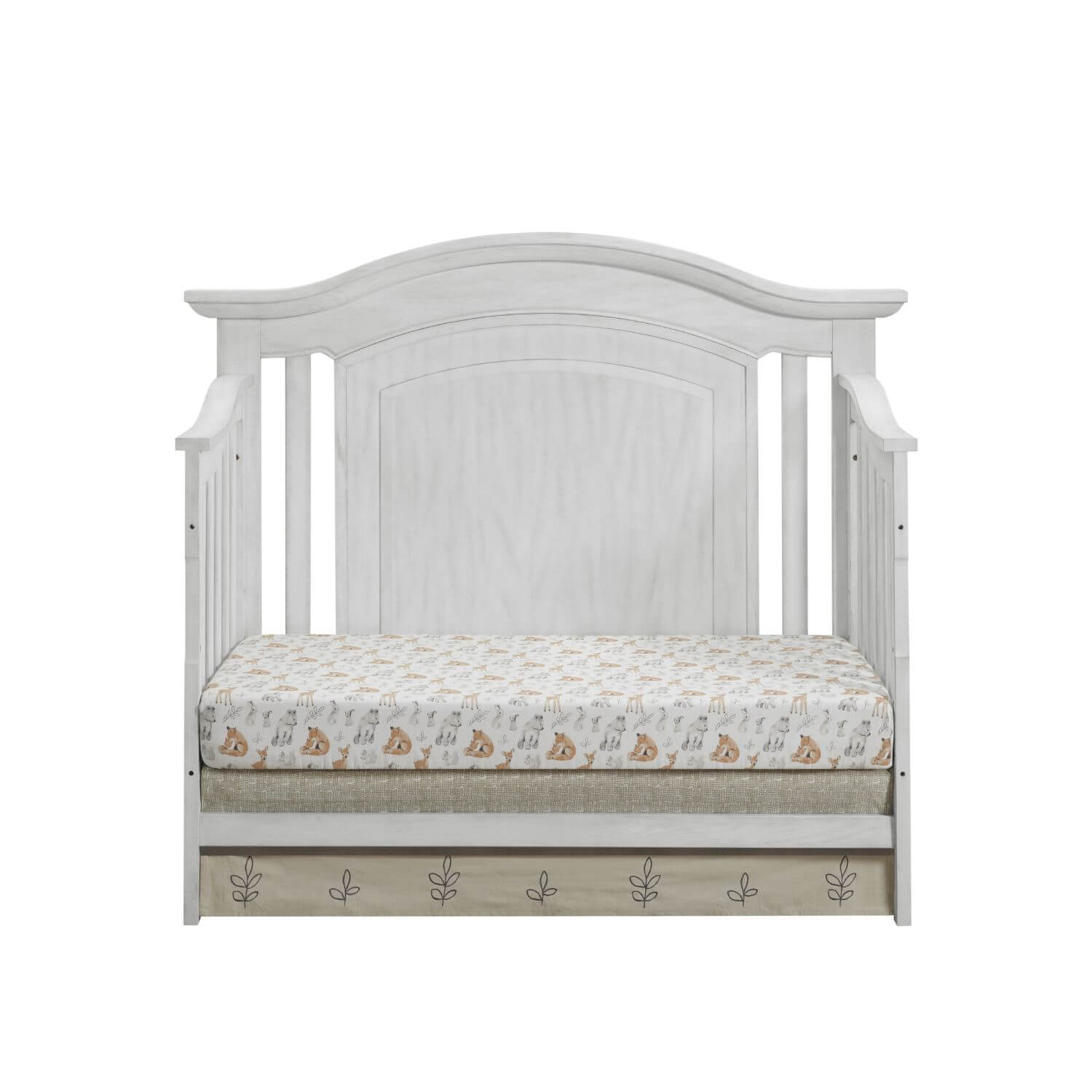 Oxford Baby London Lane 4-in-1 Convertible Crib | Vintage White