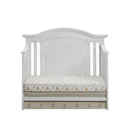 Oxford Baby London Lane 4-in-1 Convertible Crib | Vintage White