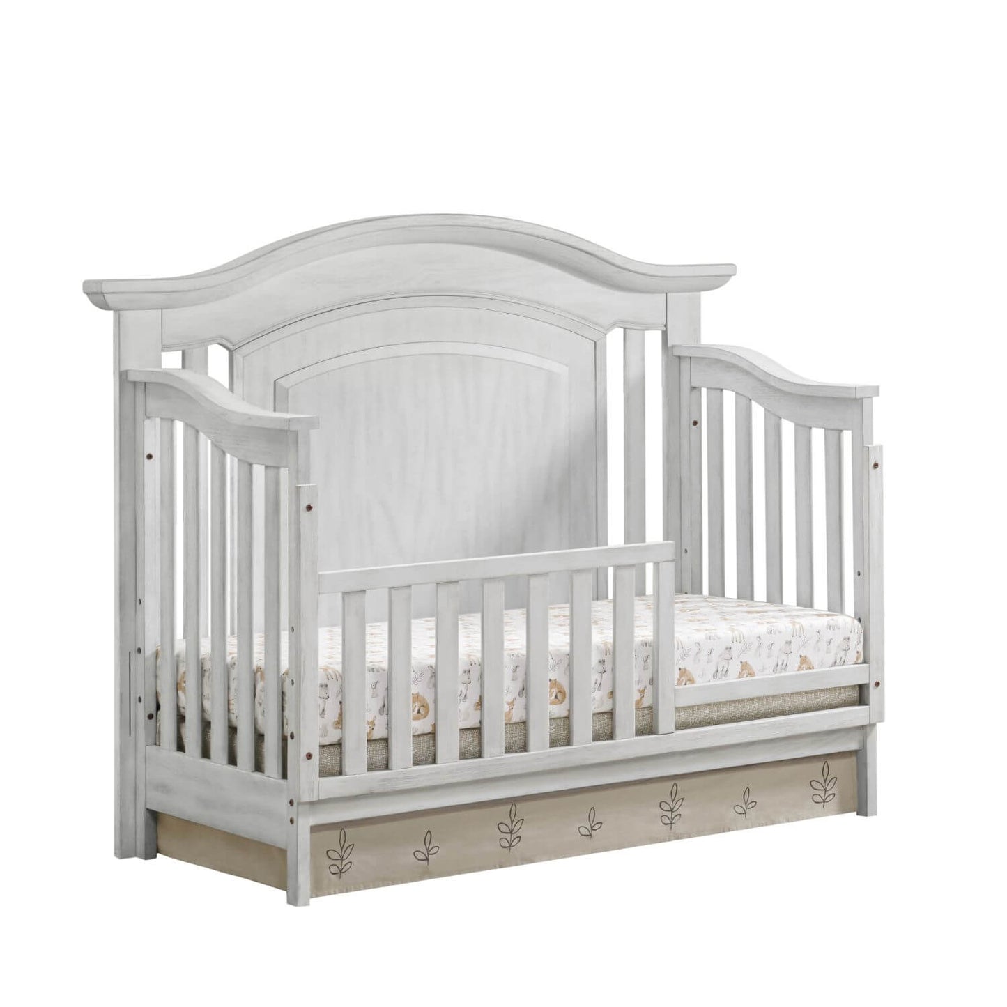 Oxford Baby London Lane 4-in-1 Convertible Crib | Vintage White