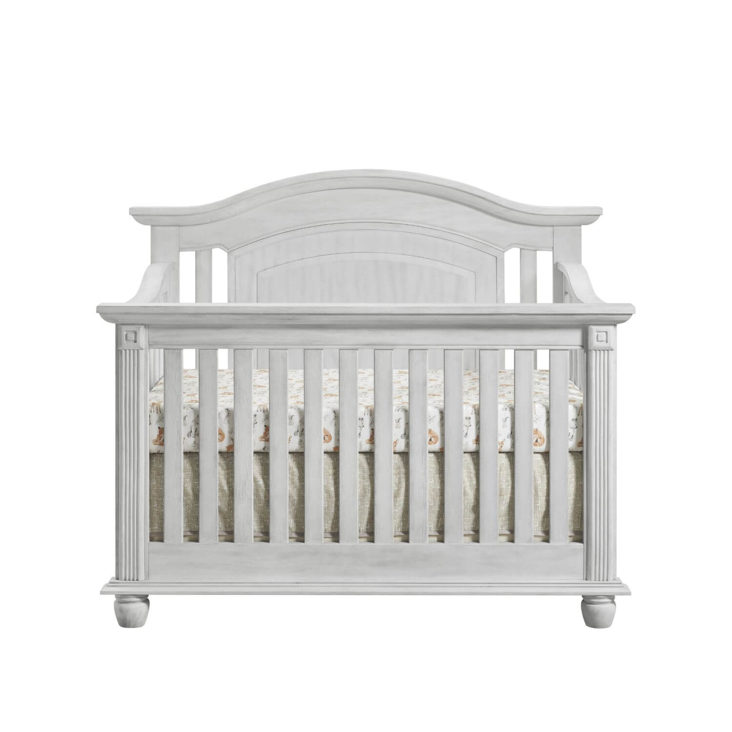 Oxford Baby London Lane 4-in-1 Convertible Crib | Vintage White