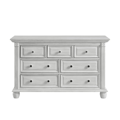 Oxford Baby London Lane 7 Drawer Dresser | Vintage White