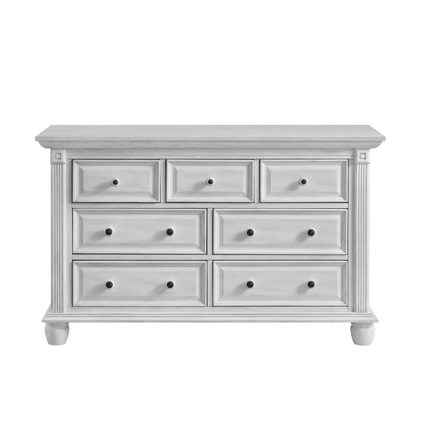 Oxford Baby London Lane 7 Drawer Dresser | Vintage White