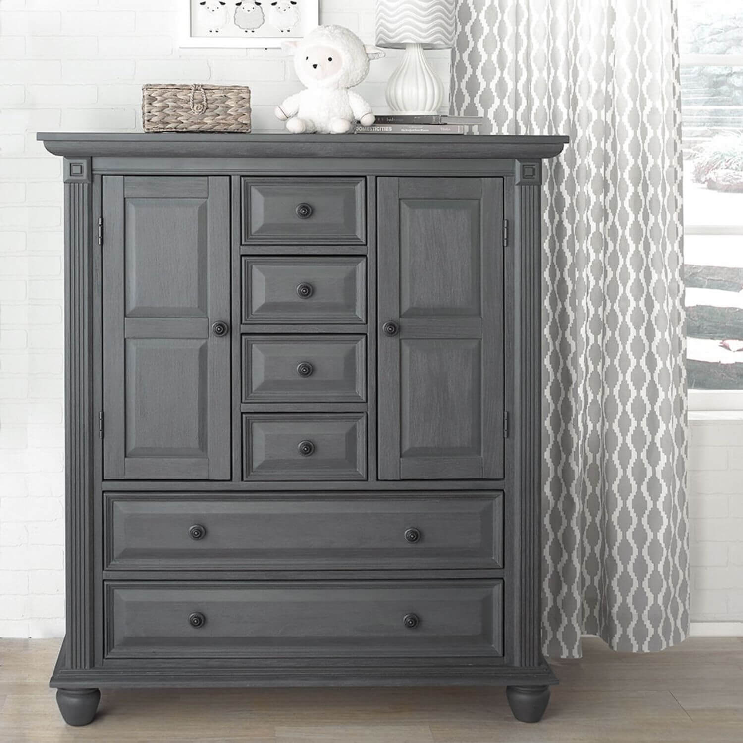 Oxford Baby London Lane Chifferobe | Arctic Gray