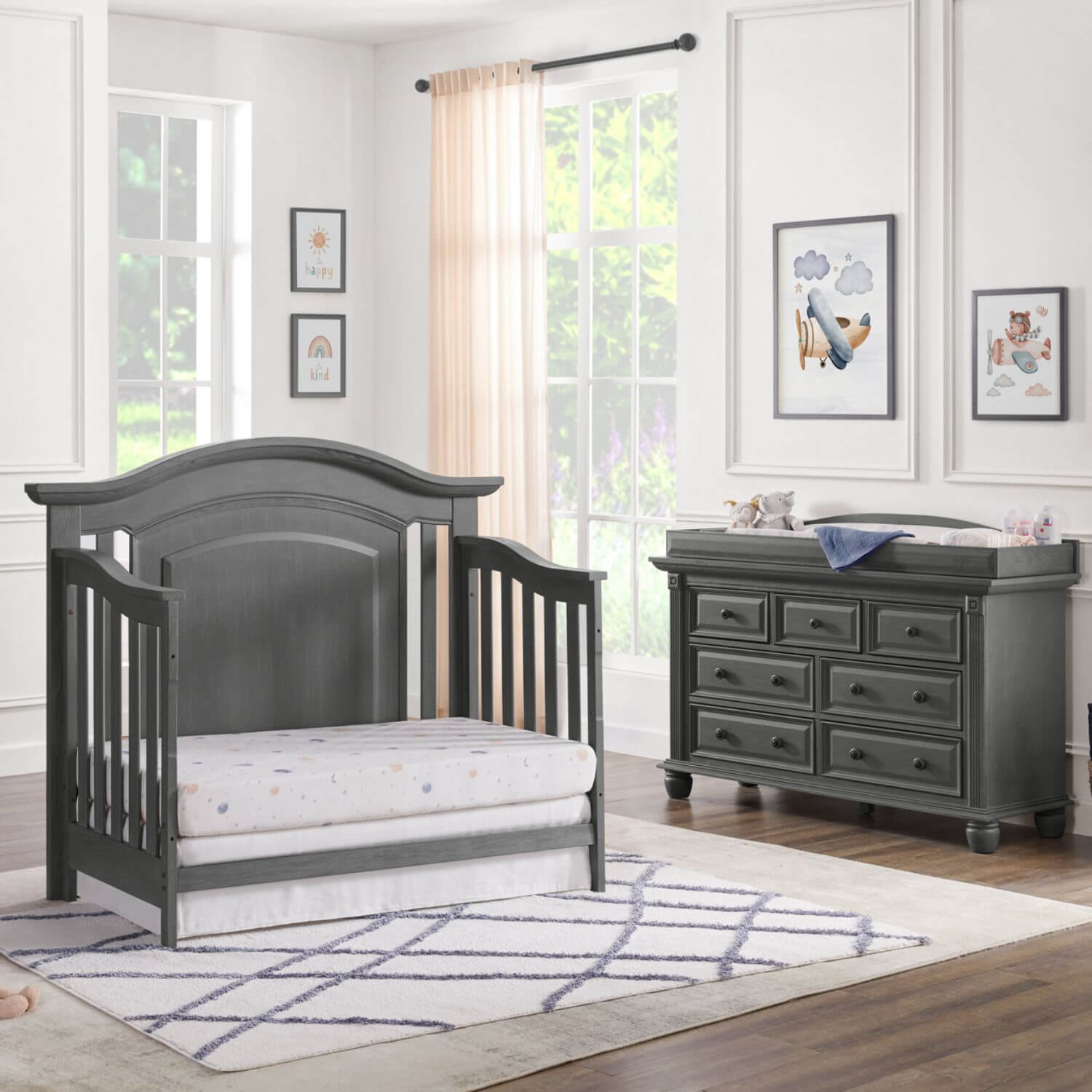 Oxford Baby London Lane Chifferobe | Arctic Gray