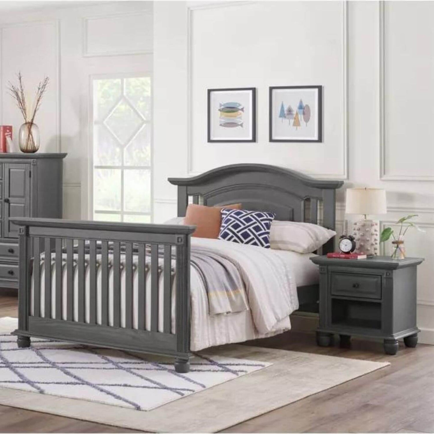 Oxford Baby London Lane Full Bed Conversion Kit | Arctic Gray