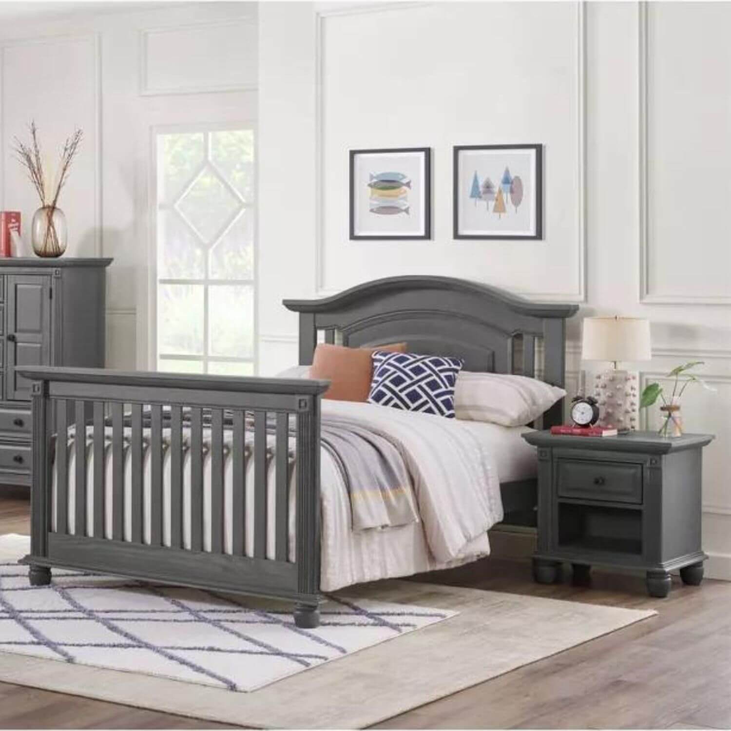 Oxford Baby London Lane Full Bed Conversion Kit | Arctic Gray