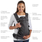 Contours Love 3-in-1 Baby Carrier in Charcoal Grey - Detail