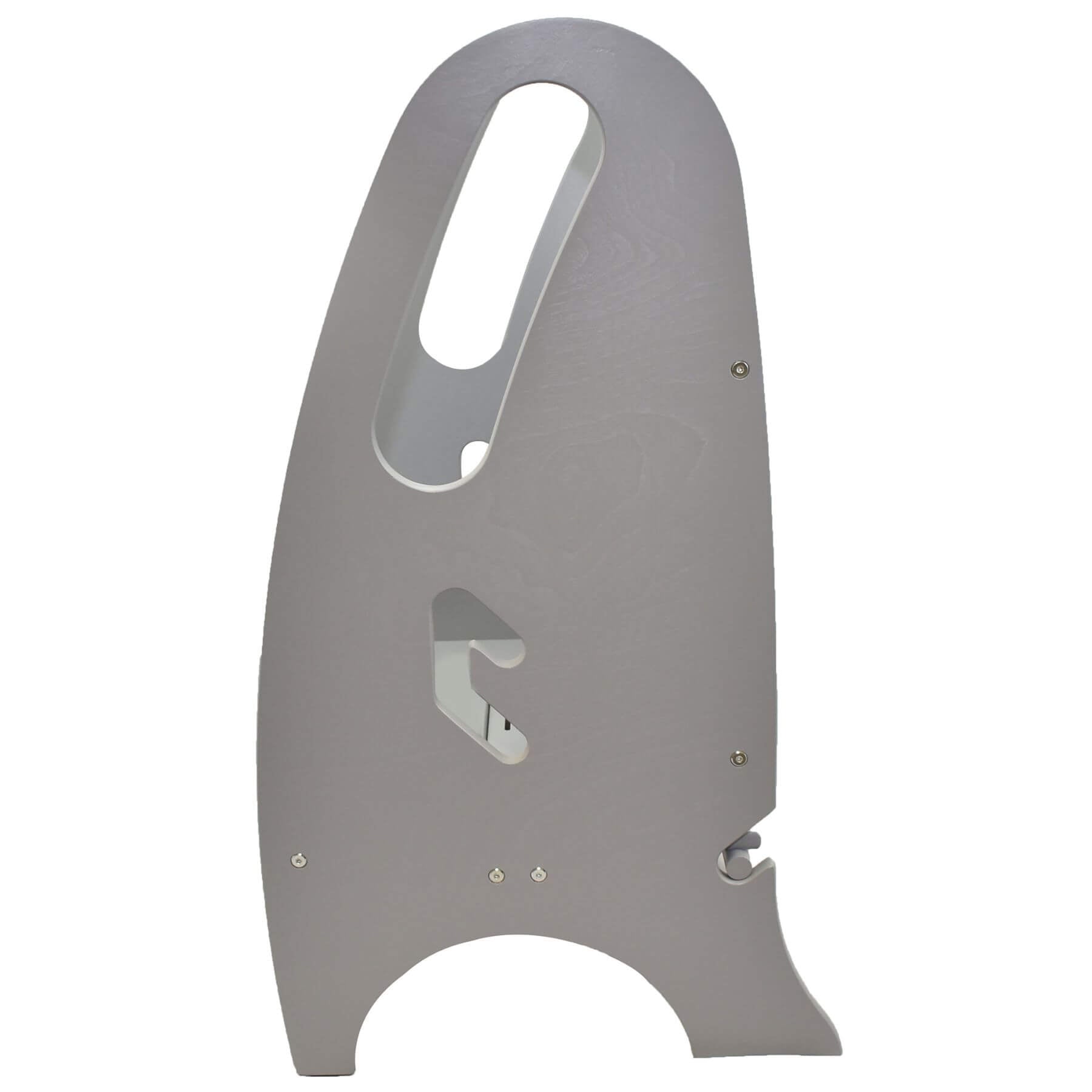Side View of Little Partners 3-in-1 Growing Step Stool Silver