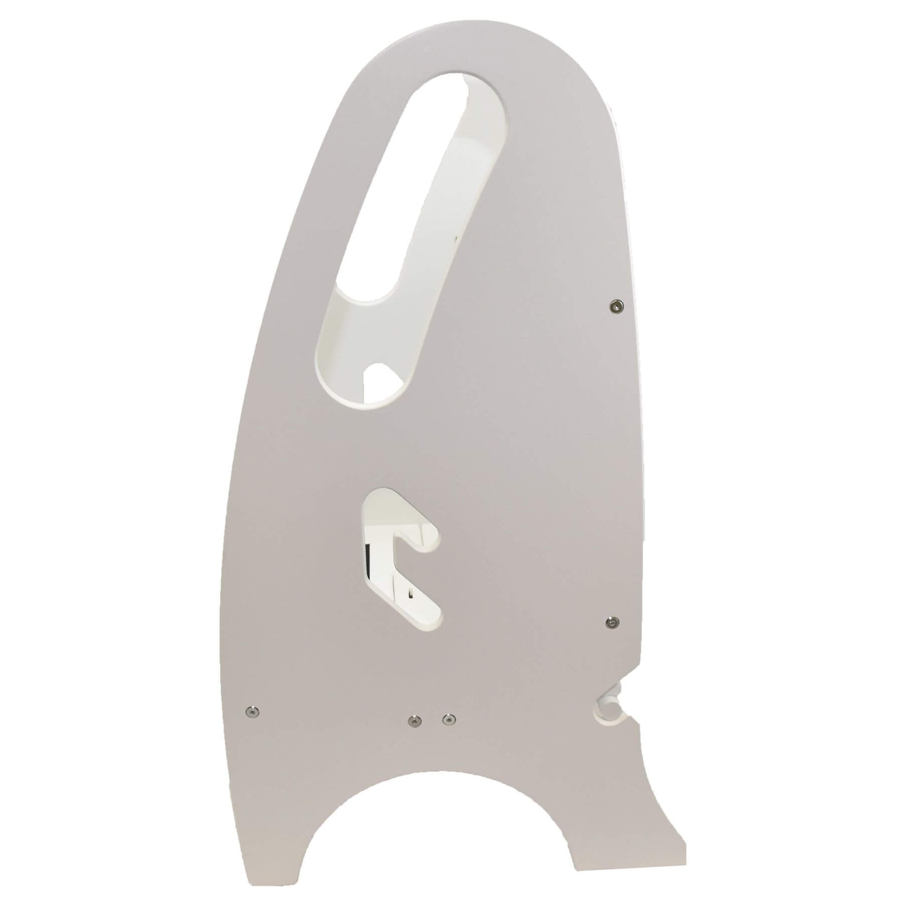 Side View of Little Partners 3-in-1 Growing Step Stool White