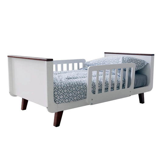 Little Partners MOD Toddler Bed Espresso & White