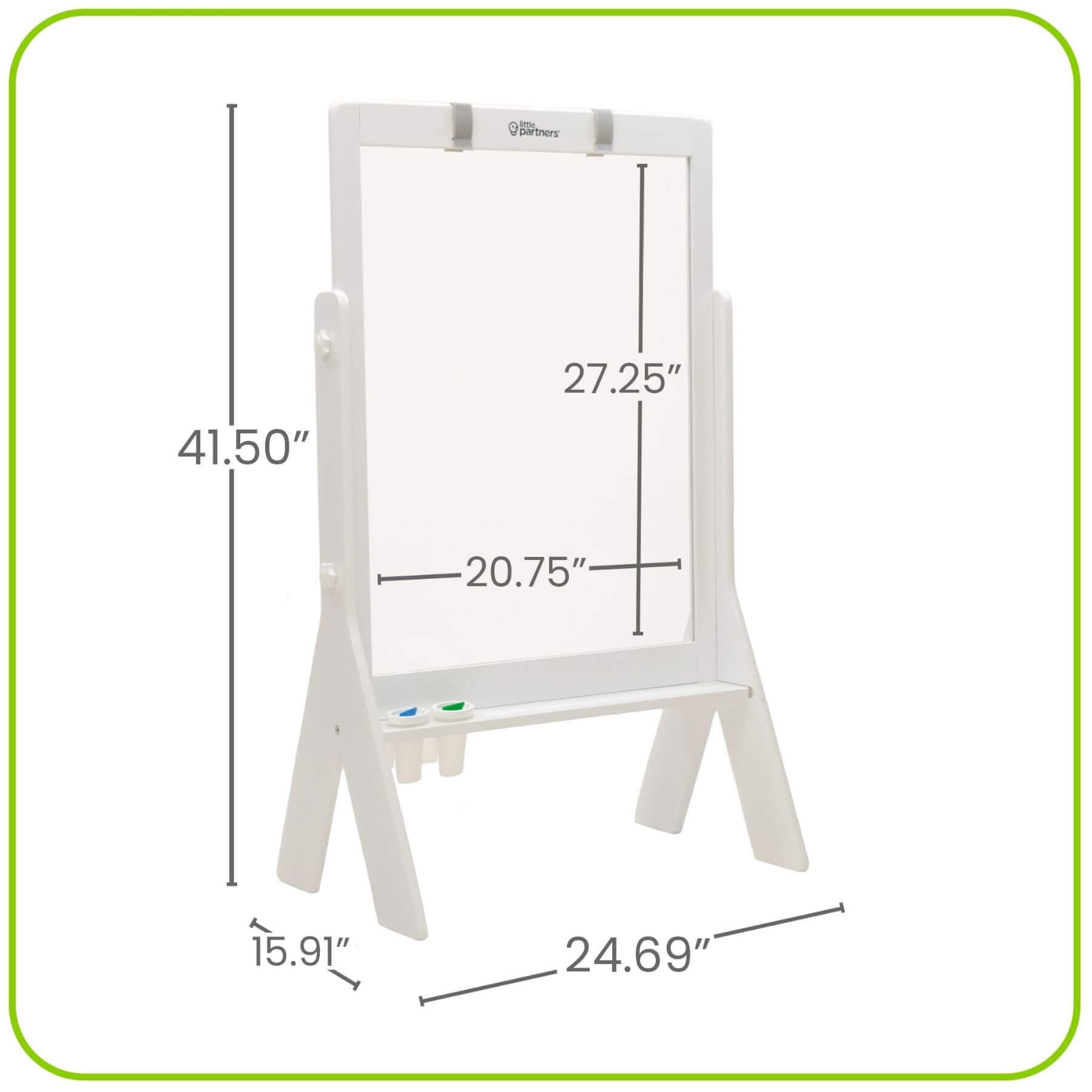 Little Partners Peek-A-Boo Easel White