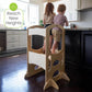 Two Kids Standing on the Same Little Partners The Learning Tower Natural