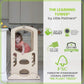 Girl Sitting on the platform of Little Partners The Learning Tower Natural