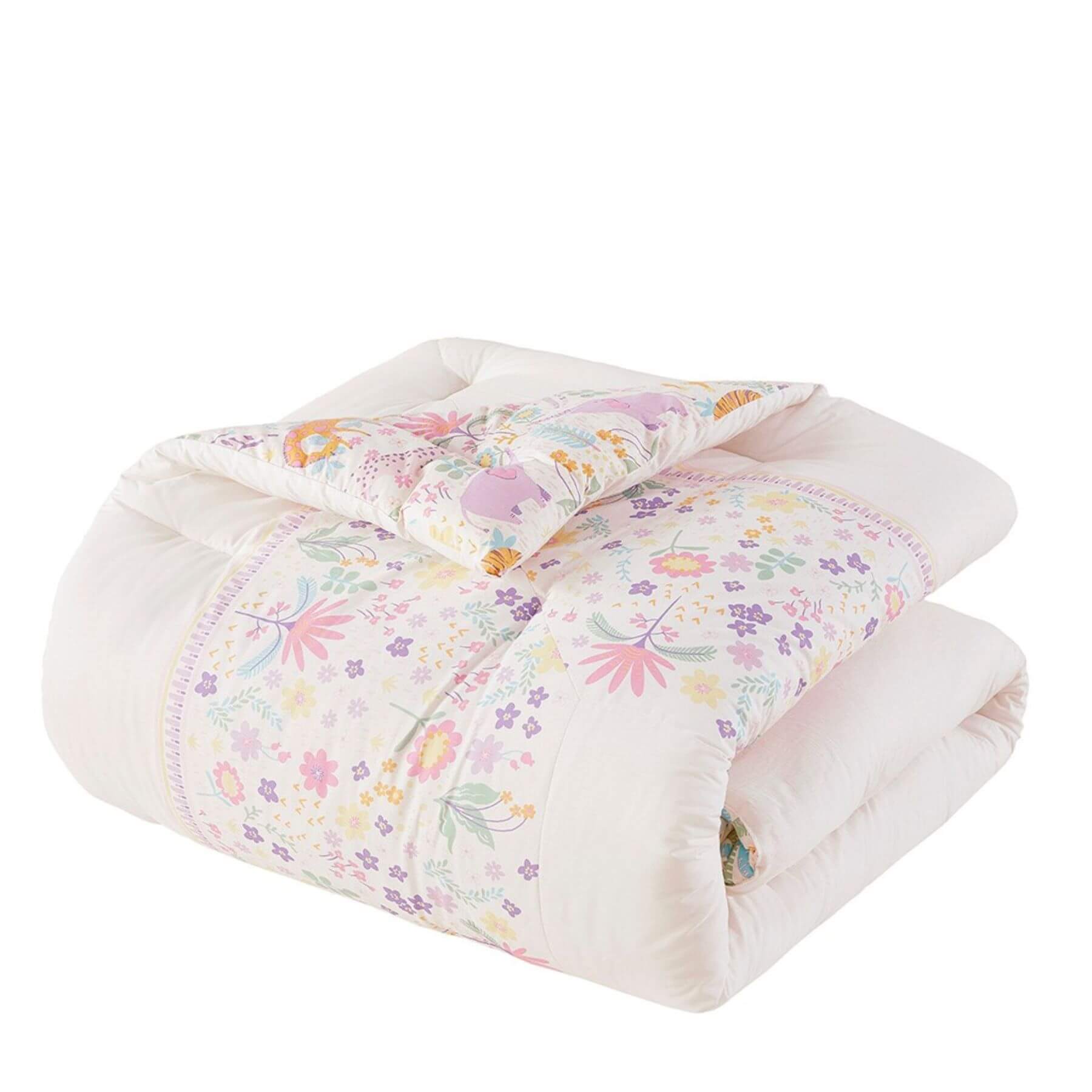 Lulu Floral Reversible Cotton Comforter