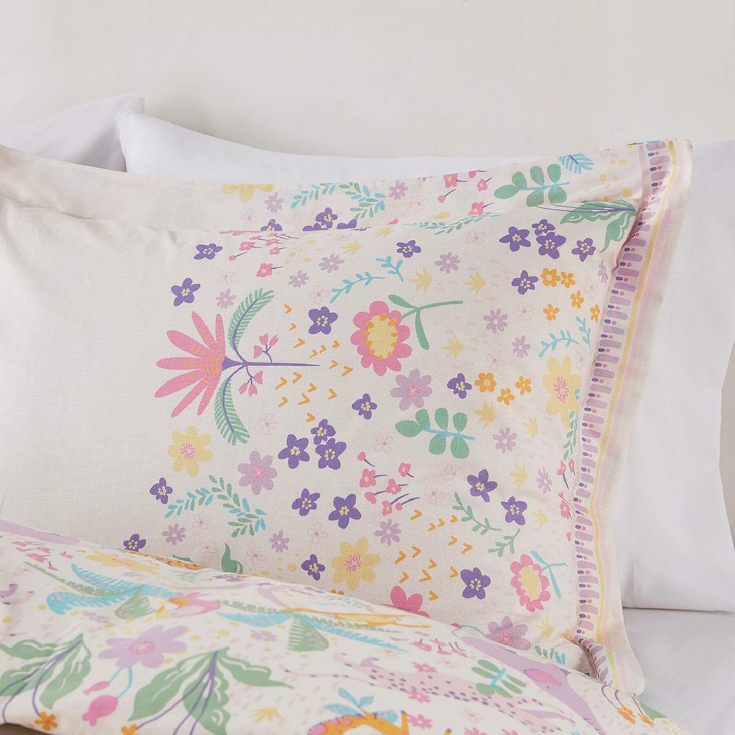 Lulu Floral Reversible Cotton Sham