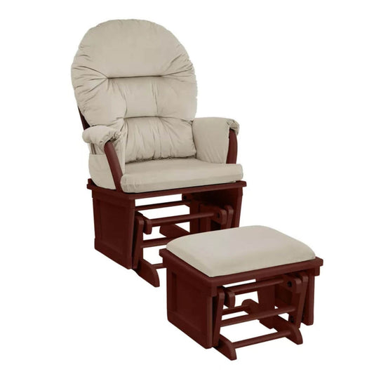 Madison Glider & Ottoman Espresso/Latte