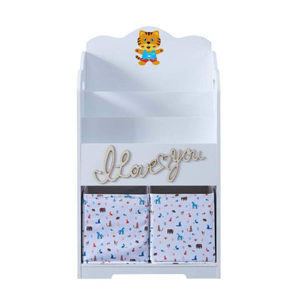 Maison Kids Bookcase with Toy Storage