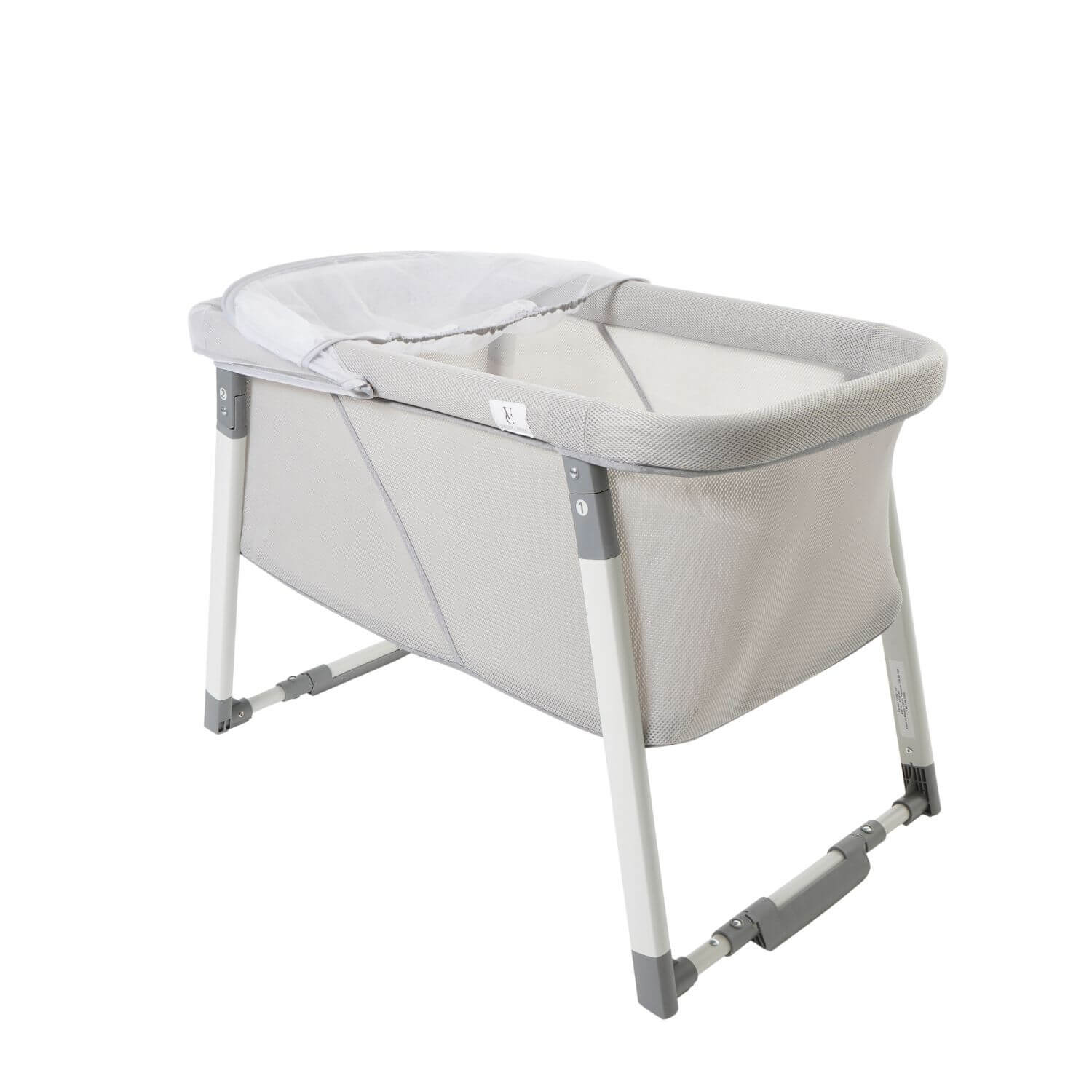 Venice Child Malibu Dreams Rocking Mini Bassinet | Gray