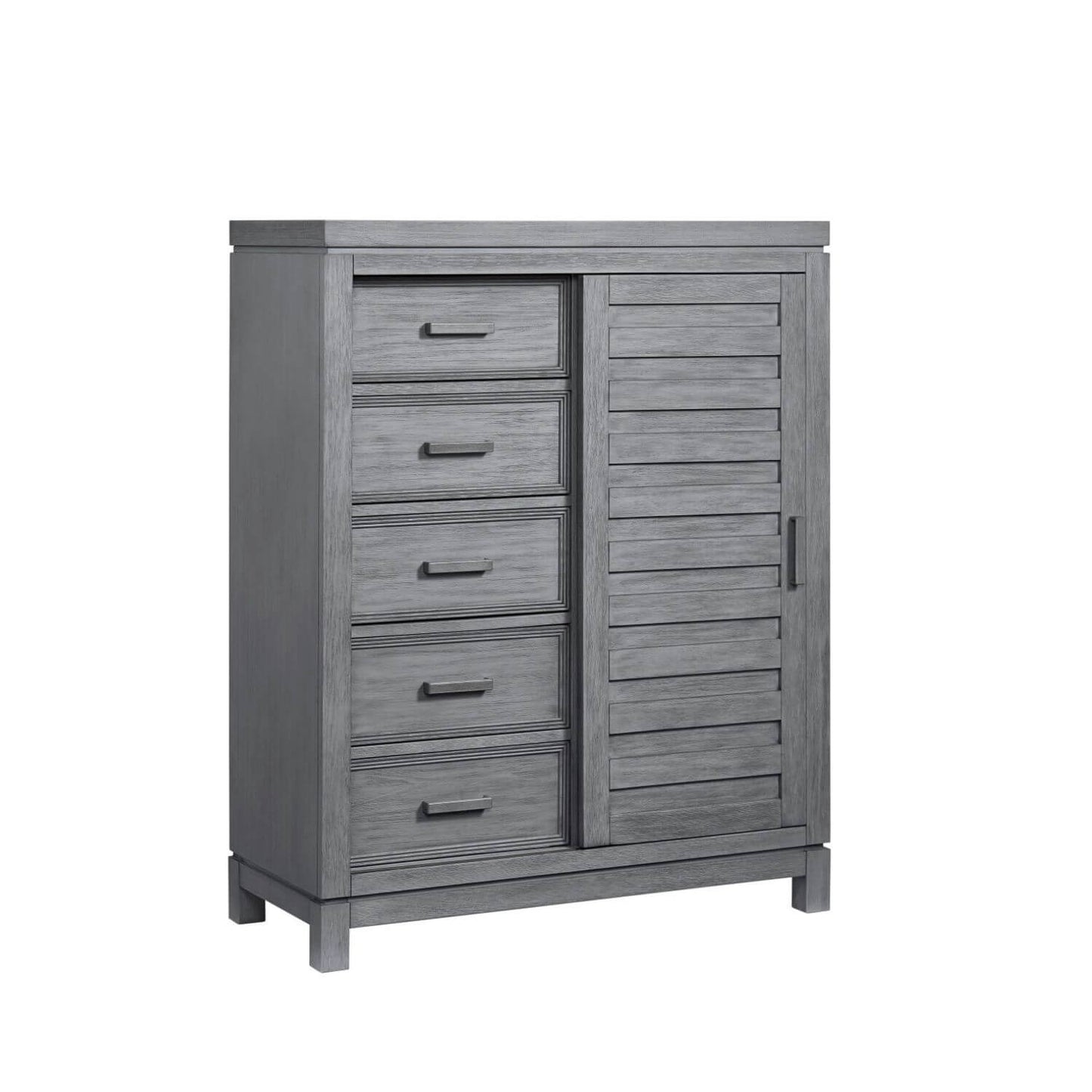 Soho Baby Manchester 5-Drawer Chifferobe | Rustic Gray