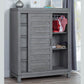 Soho Baby Manchester 5-Drawer Chifferobe | Rustic Gray