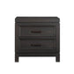 Soho Baby Manchester 2-Drawer Nightstand | Black Iron