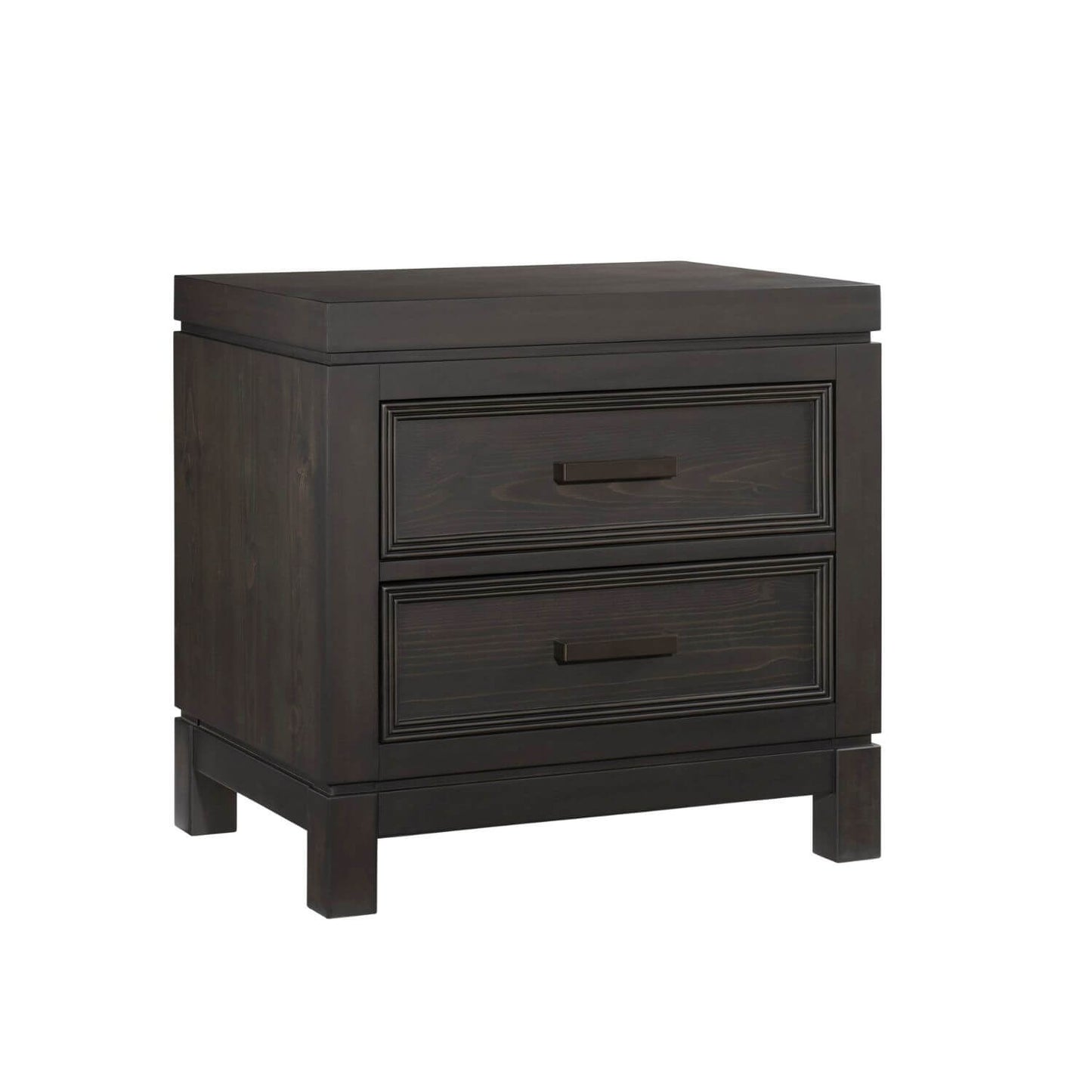 Soho Baby Manchester 2-Drawer Nightstand | Black Iron