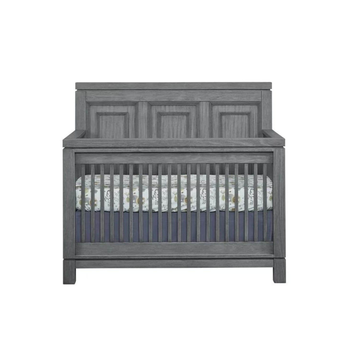 Soho Baby Manchester 4-in-1 Convertible Crib | Rustic Gray