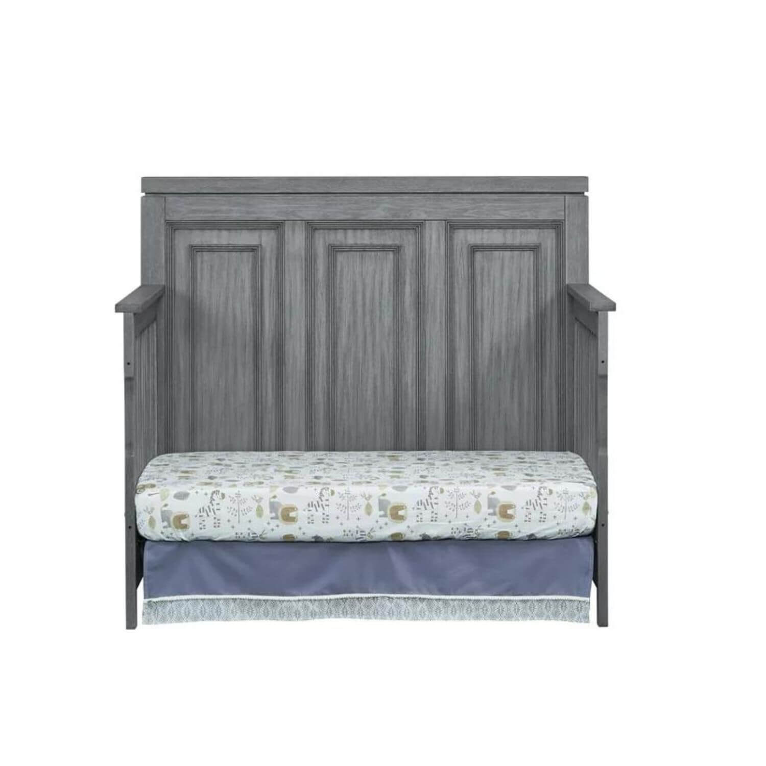 Soho Baby Manchester 4-in-1 Convertible Crib | Rustic Gray