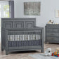 Soho Baby Manchester 4-in-1 Convertible Crib | Rustic Gray