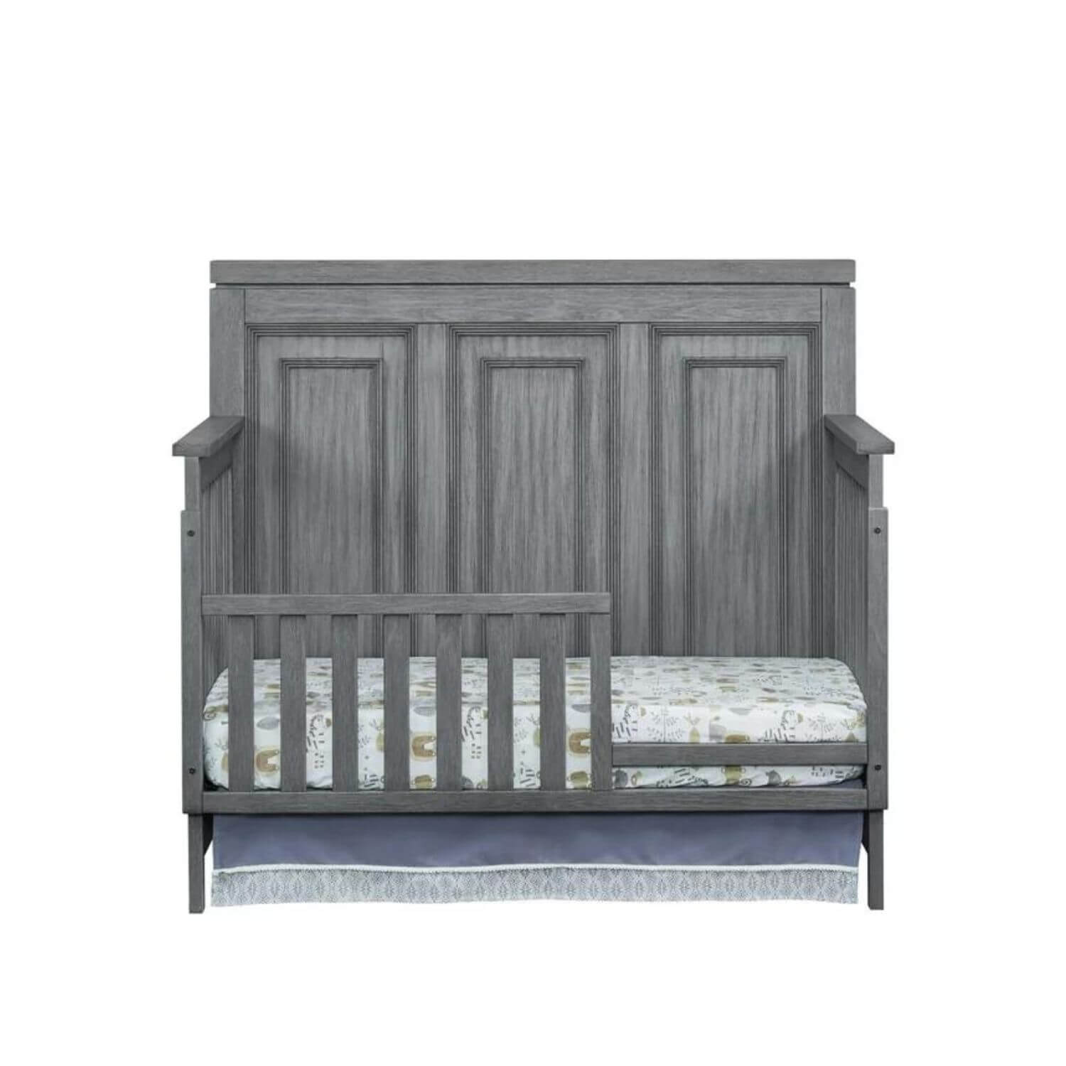 Soho Baby Manchester 4-in-1 Convertible Crib | Rustic Gray