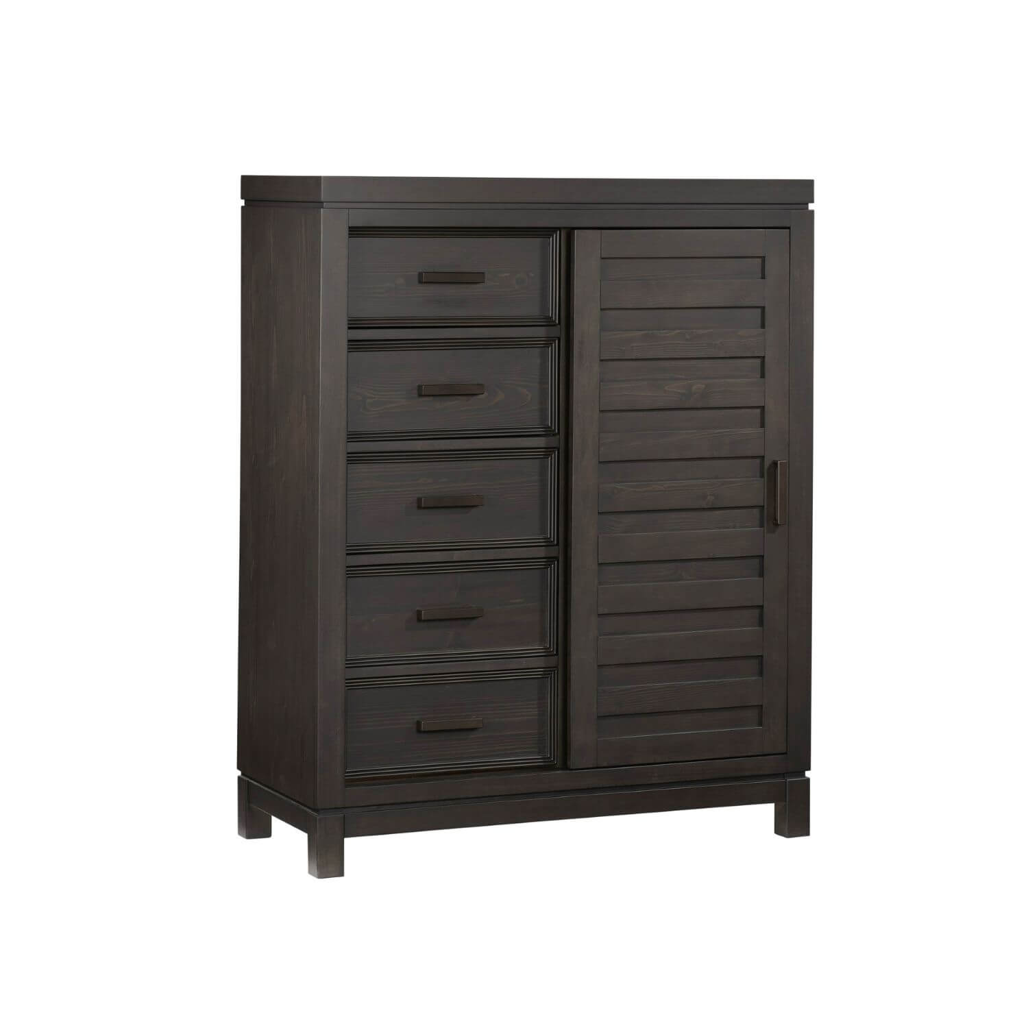 Soho Baby Manchester 5-Drawer Chifferobe | Black Iron