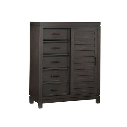 Soho Baby Manchester 5-Drawer Chifferobe | Black Iron