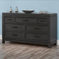 Soho Baby Manchester 7-Drawer Dresser | Black Iron