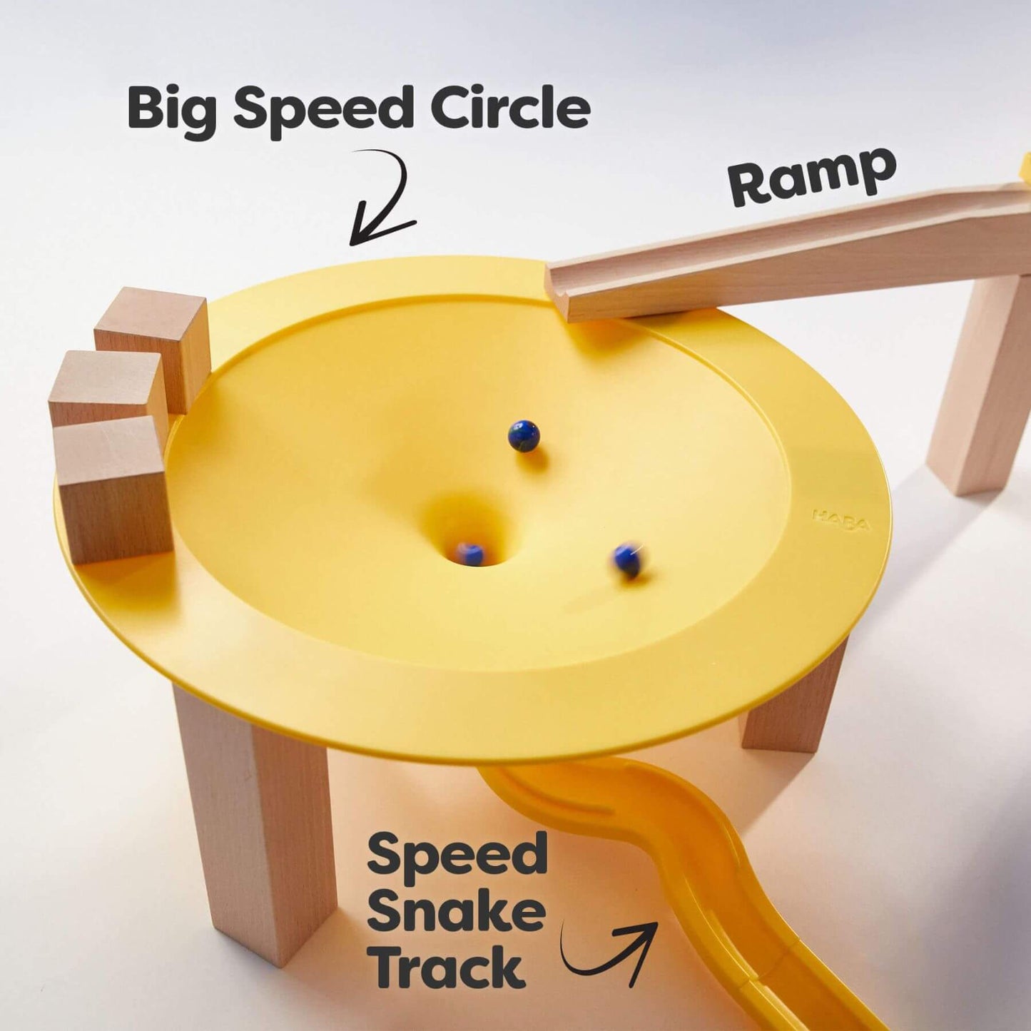 Detail of HABA USA Marble Run Funnel Jungle Starter Set