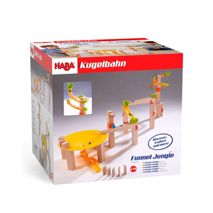 Kugelbahn Funnel Jungle toy set packaging