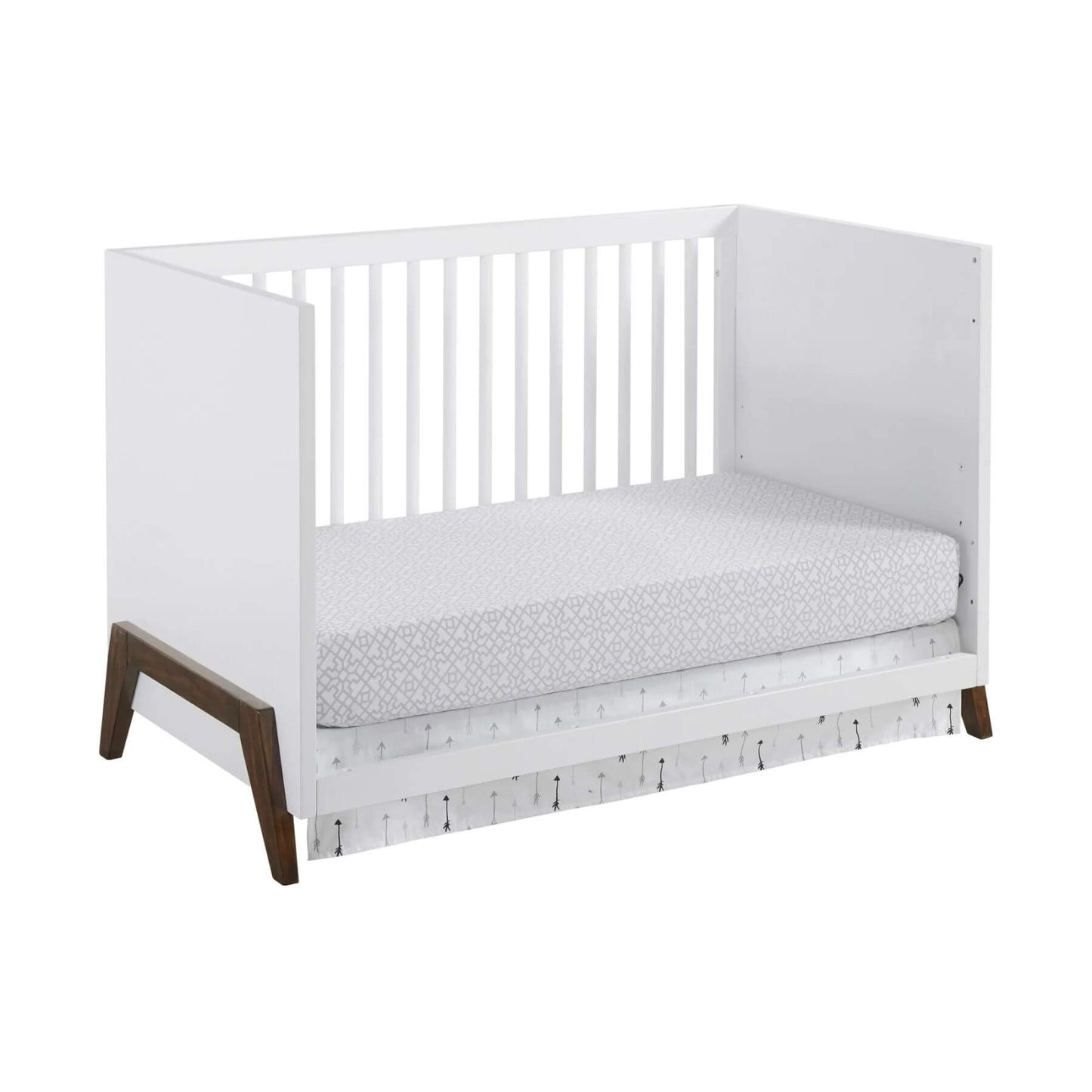 Oxford Baby Mari 3 In 1 Convertible Crib White