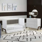 Oxford Baby Mari 3 In 1 Convertible Crib White