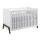 Oxford Baby Mari 3 In 1 Convertible Crib White