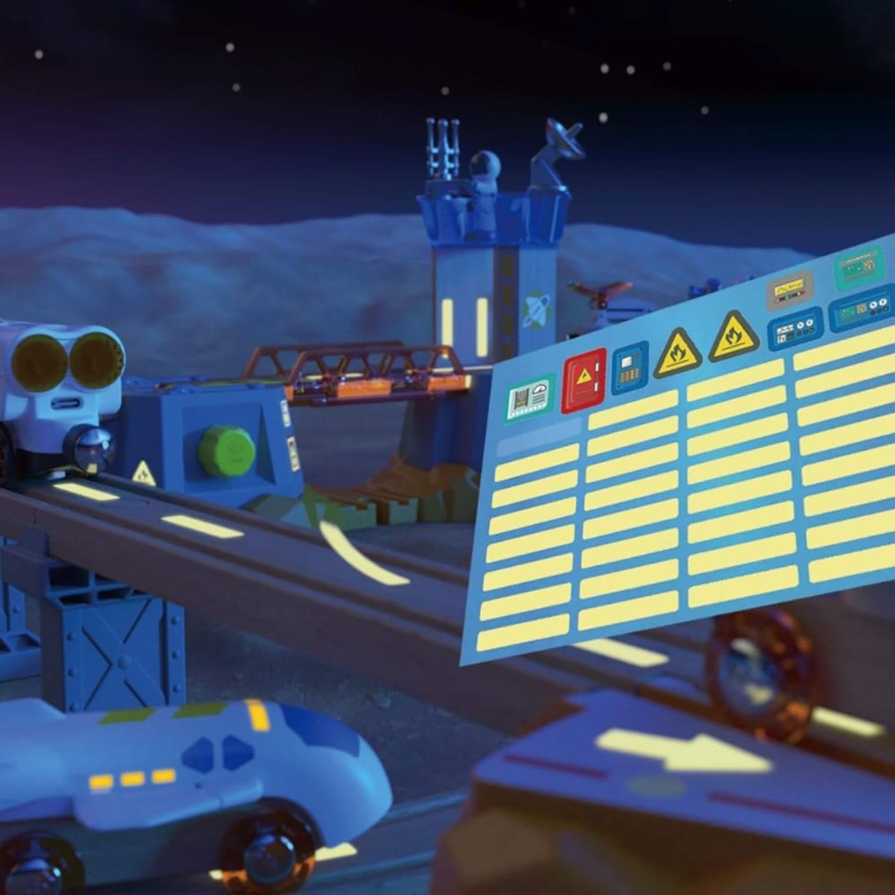 Detail of Hape Mars Mission Launch Set