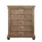 Front View of Soho Baby Mayfield 5 Drawer Chest Amber Brown