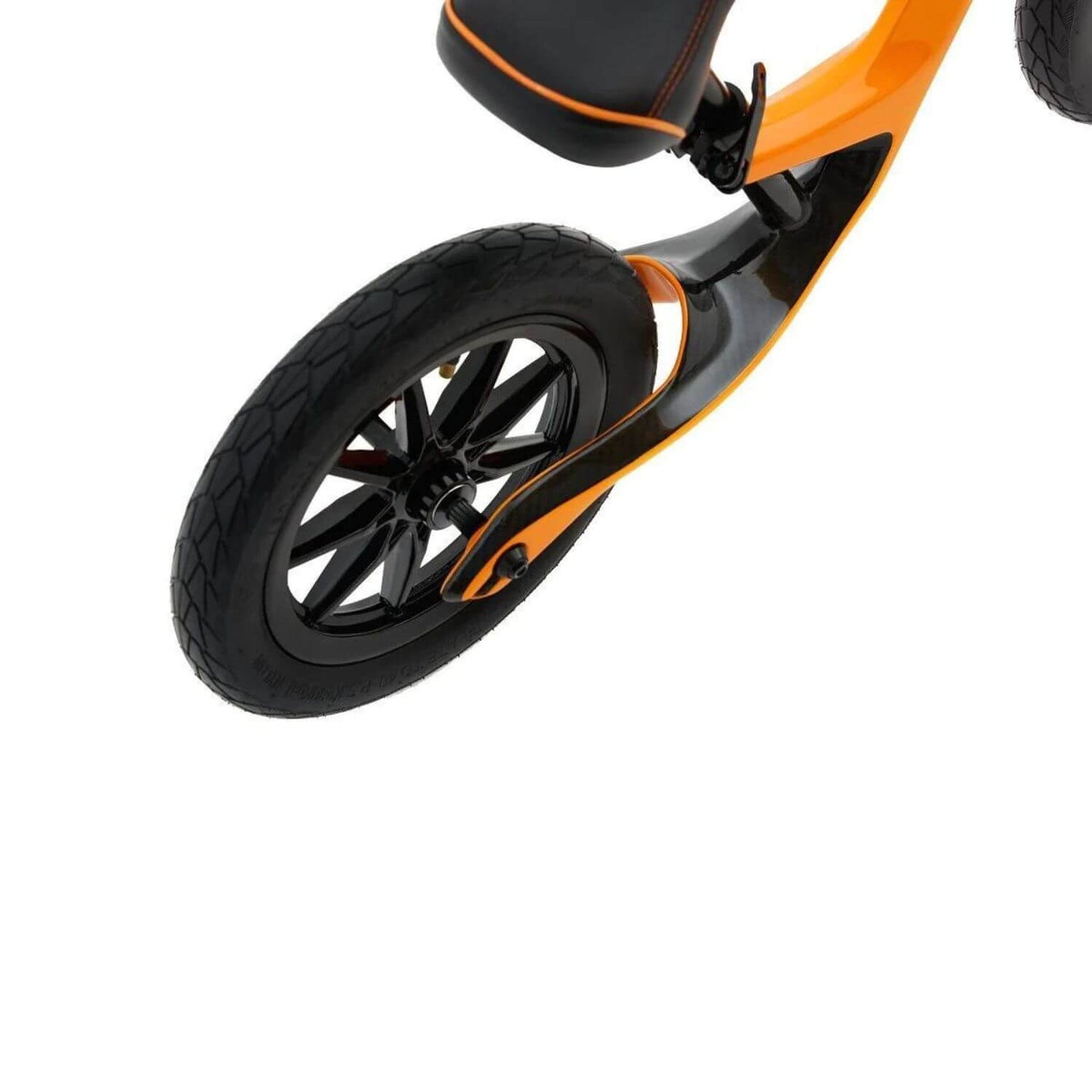 McLaren Carbon Fiber Balance Bike Orange - Detail